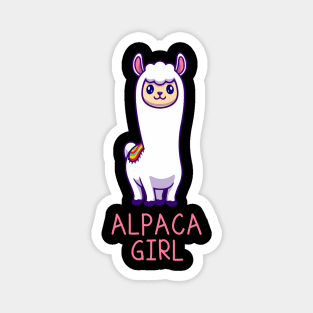 Alpaca Girl Magnet