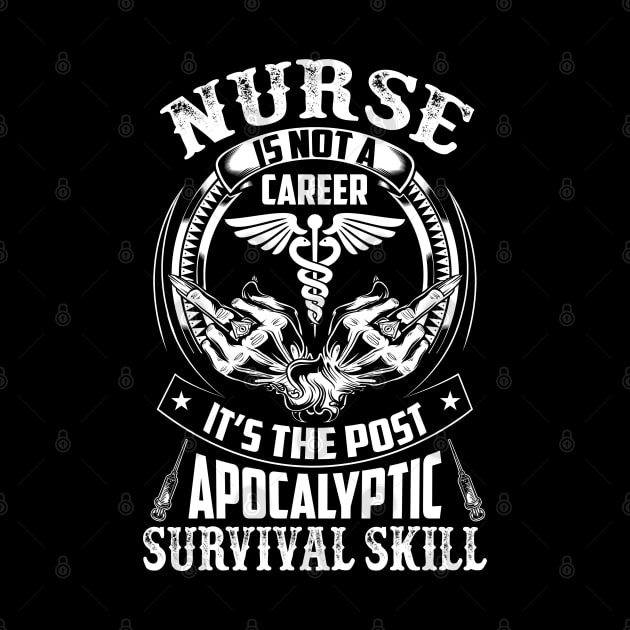 Nurse Is Not A Career - Nurse Gifts by bunnierosoff21835