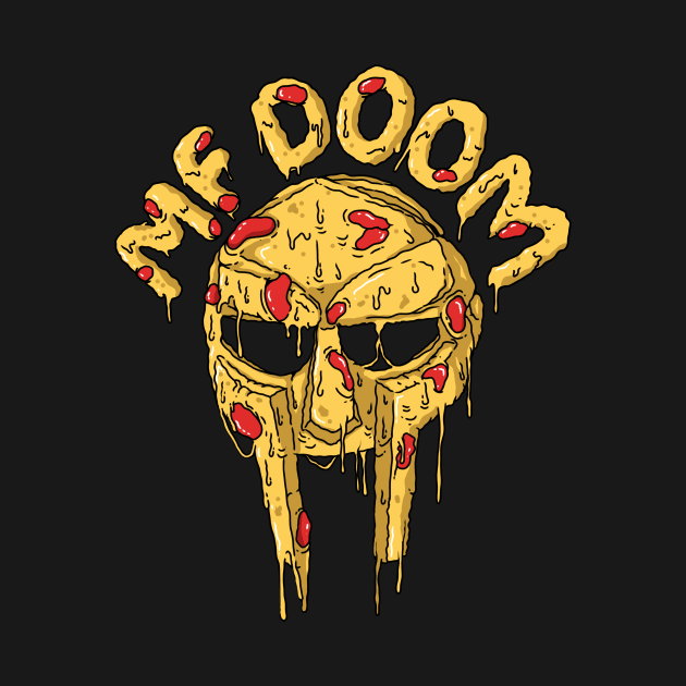 MF doom pizza mask T-shirt by auzai