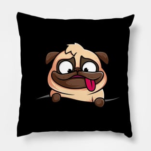 Pug Life - Cool Funny Design For Dog Lovers, Pug Fans, Cute Pug Gift Pillow