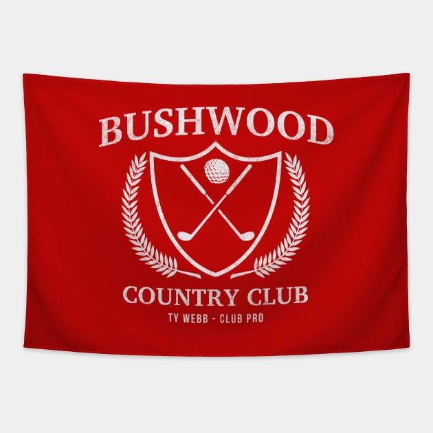 Bushwood Country Club - vintage logo - Ty Webb Golf Pro Tapestry by BodinStreet