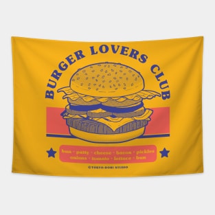 Burger Lovers Club Tapestry