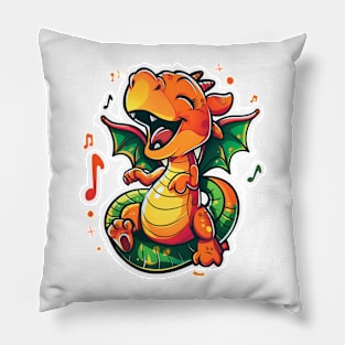 music i like shirt Pillow