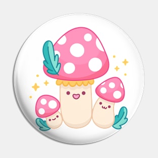 Cute mushrooms Pin