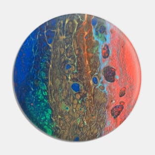 Pouring fluid abstract Pin