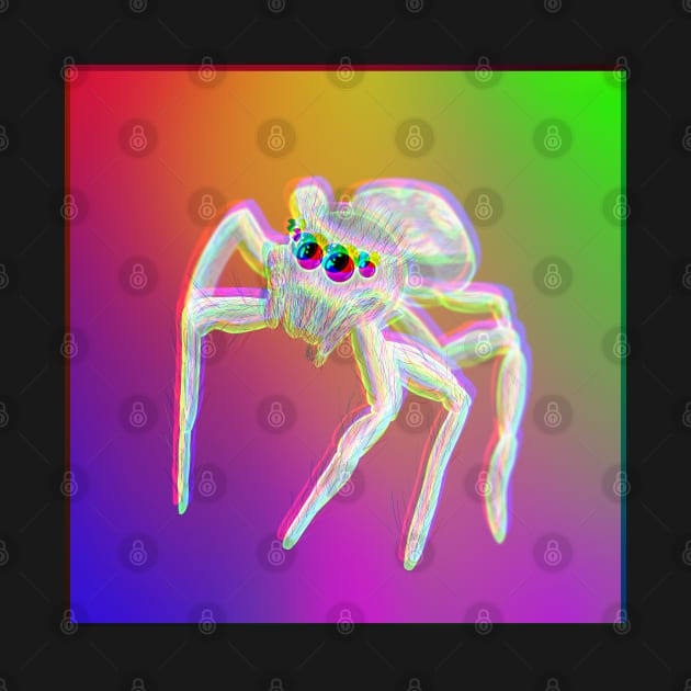 Jumping Spider Drawing V9 (Glitch) by IgorAndMore