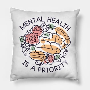 Mental health awareness Pillow