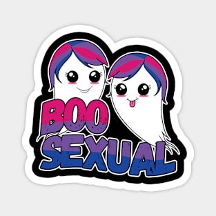 BooSexual Halloween Ghost BiSexual Cute Boo Ghosts Bi Sexual Magnet