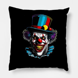 Creepy Clown Pillow