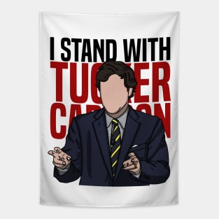 I Stand With Tucker Carlson Tapestry