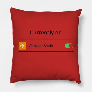 Airplane Mode Pillow