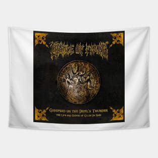 Cradle Of Filth Godspeed On The Devils Thunder The Life And Crimes Of Gilles Tapestry