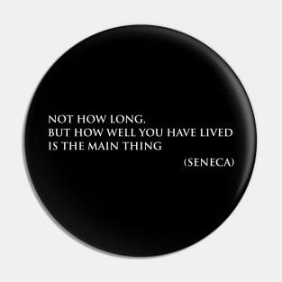 Seneca quote Pin