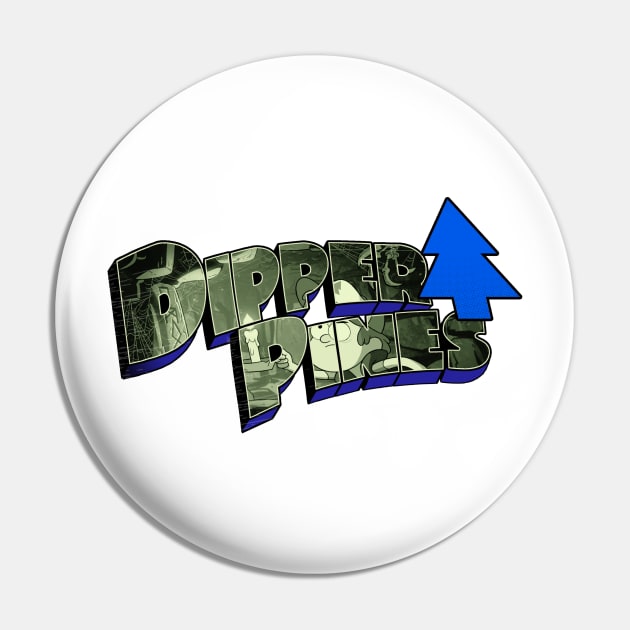 Dipper Pines Logo Pin by DoctorBadguy