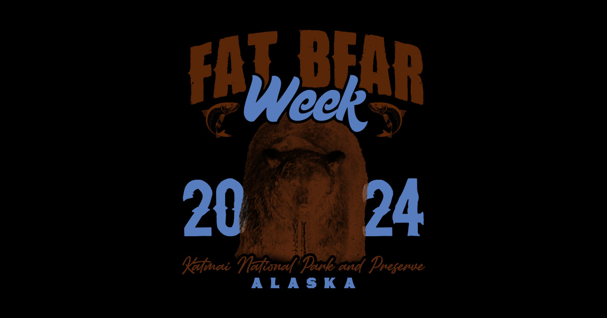 Fat Bear Week 2024 Fat Bear Week Sticker TeePublic