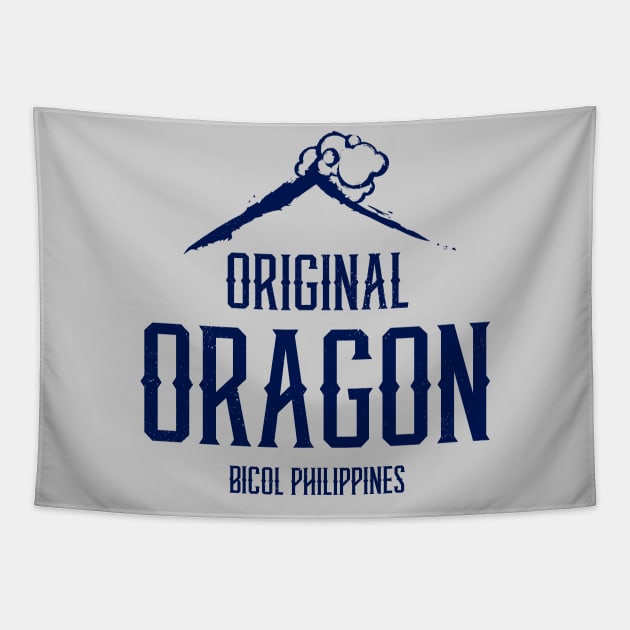 The Original Oragon Bicol Philippines (Blue) Tapestry by pinoytee