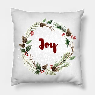 Joy Wreath Pillow