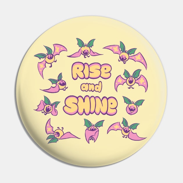 Rise and Shine, Batbat! Pin by toppiesart