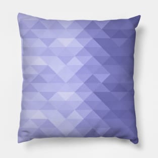 Very peri Purple violet triangle geometric squares pattern Pillow