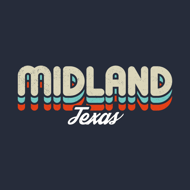 Retro Midland Texas by rojakdesigns