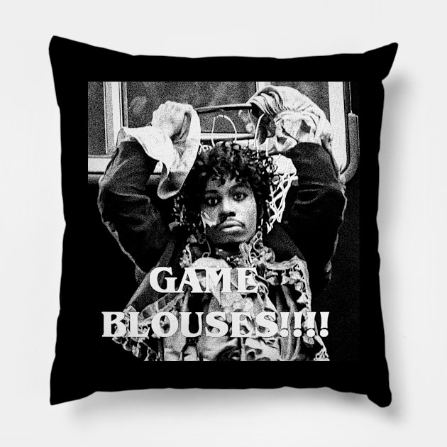 Black STYLE Dave Chappelle Game Blouses FInal Pillow by olerajatepe