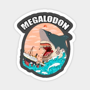 megalodon shark Magnet