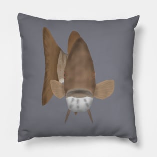 Smallmouth Bass - Fish head Pillow