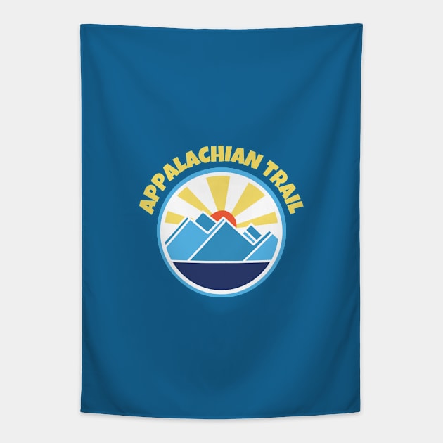 Appalachian Trail Abstract Mountains Tapestry by Trent Tides