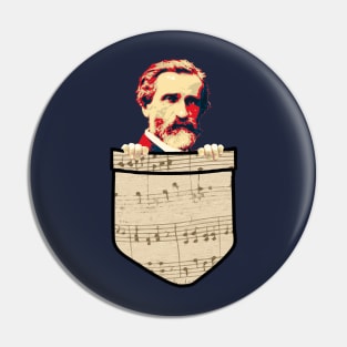 Giuseppe Verdi In My Pocket Pin