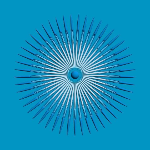 concentric blue by desingmari