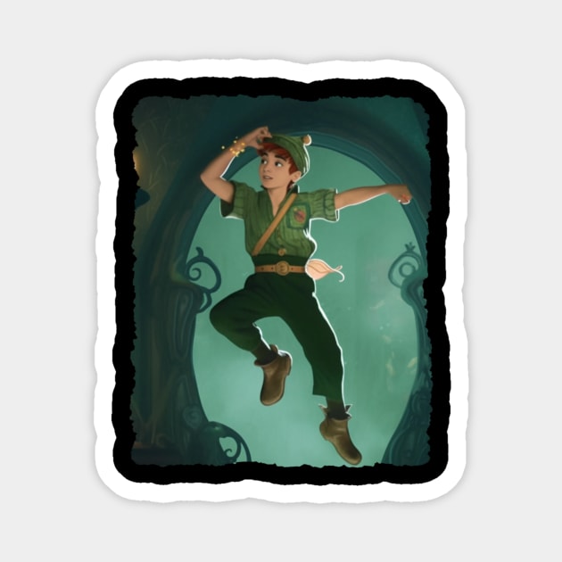 Peter Pan & Wendy Magnet by Pixy Official