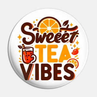 Funny sweet tea quote with a vintage look for women and girls iced tea lovers Pin