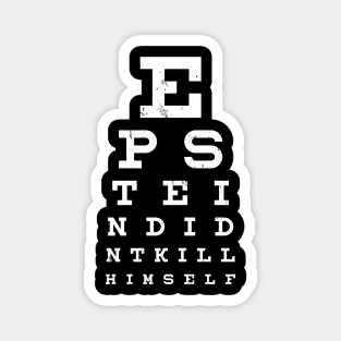 Epstein Eye Chart Magnet