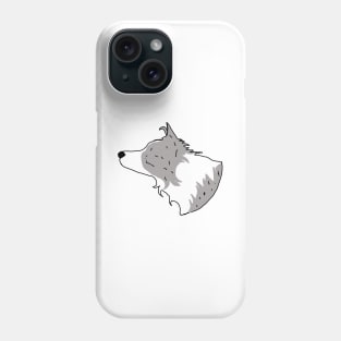 Border collie blue merle Phone Case