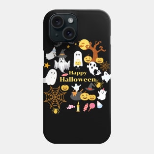 Halloween Face Mask, Haloween ghost Face Mask for Kids. Phone Case