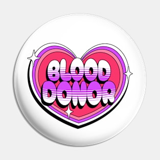 blood donor Pin