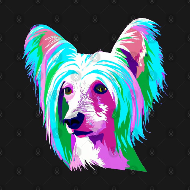 Chinese Crested Pop Art - Dog Lover Gifts by PawPopArt