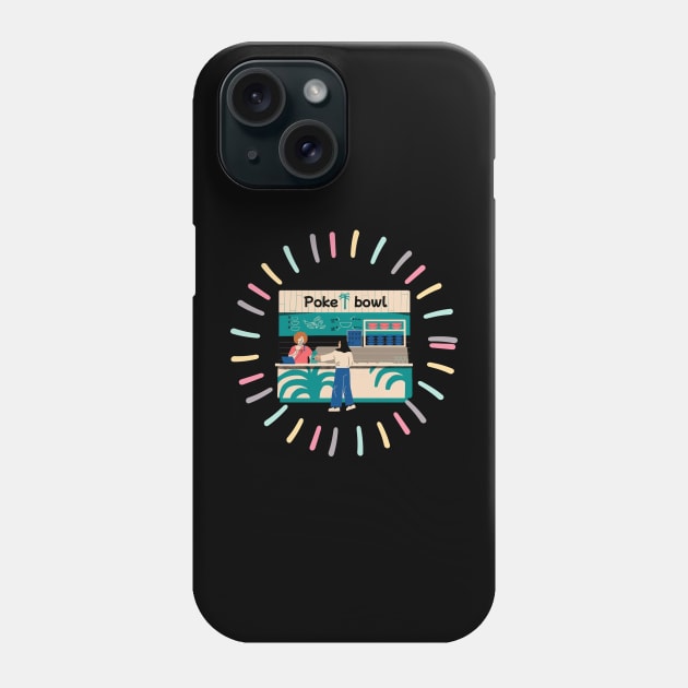 Poke Bowl Shop Phone Case by Hayden Mango Collective 