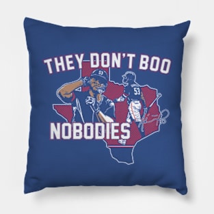 Adolis Garcia They Don't Boo Nobodies Pillow