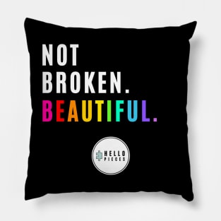 Pride- Beautiful (White) Pillow