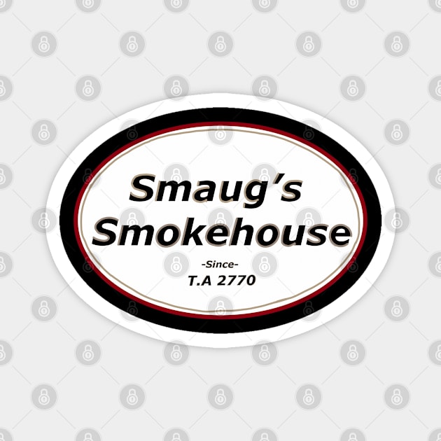 Smaug’s Smokehouse Magnet by Thalionwen Creates