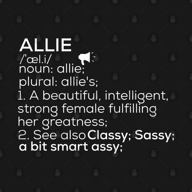 Allie Name Allie Definition Allie Female Name Allie Meaning by TeeLogic