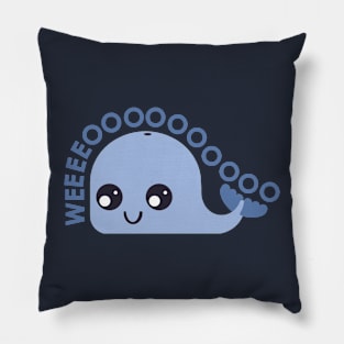 Happy Whale Pillow