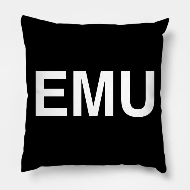 Emu Pillow by StickSicky