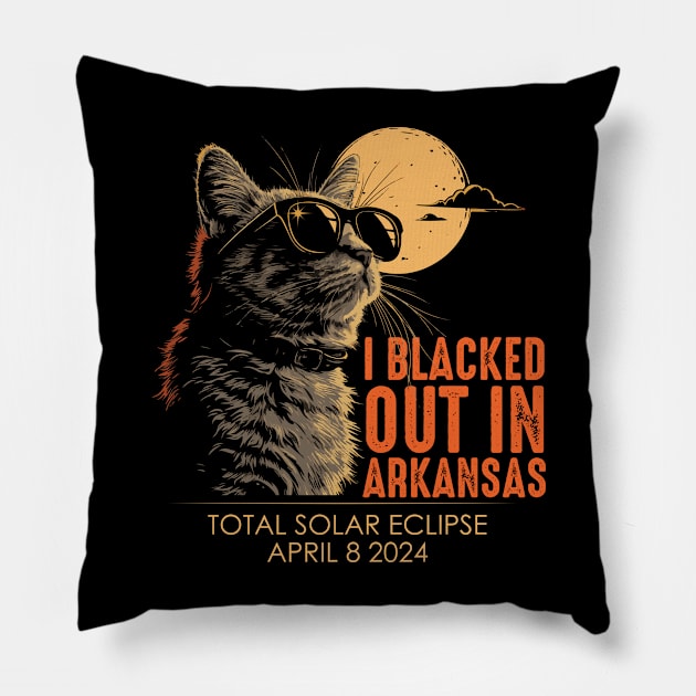 I Blacked Out In Arkansas Pillow by GreenCraft