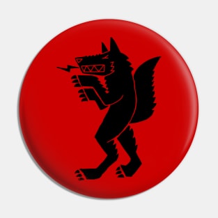 werewolf man wolf Pin