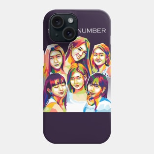 secret number pop art design Phone Case