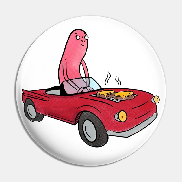 Hot Dog Guy Pin by Sasha Banana 