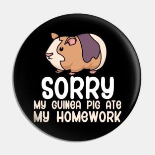 My guinea pig ate my homework Pin