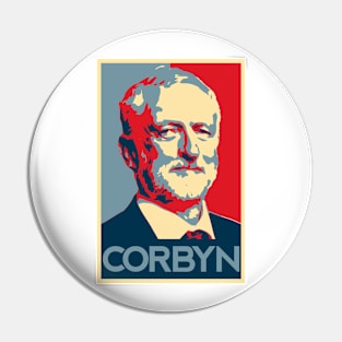 Corbyn 'Hope' Poster Pin